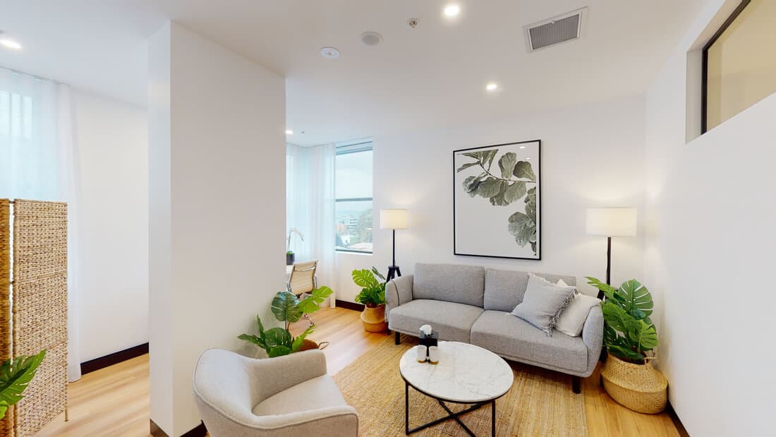 Western Sydney rooms with warm consulting spaces and a professional arrival experience.